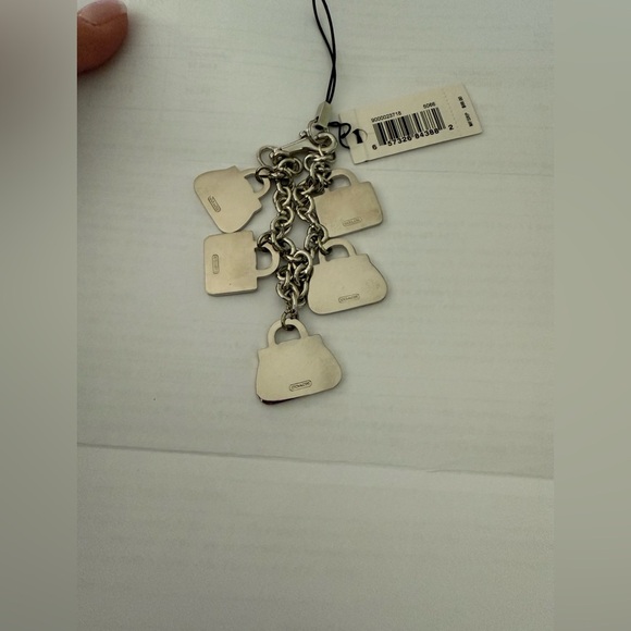 Vintage Coach 5 purse bracelet/bag charm with lanyard nwt - Picture 2 of 5